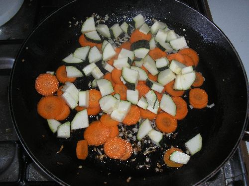carottes et courgettes