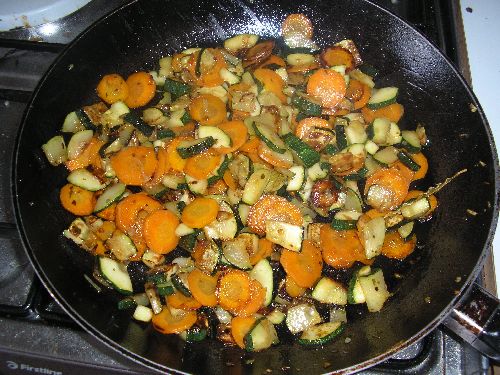 carottes et courgettes