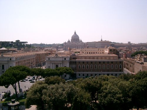 Rome vue du Château Saint Ange
