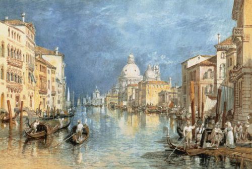 Le grand Canal à Venise de Turner
