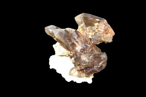 Quartz fumé - Les Courtes - 74 - (Taille: 4,6cm x 5,8cm)