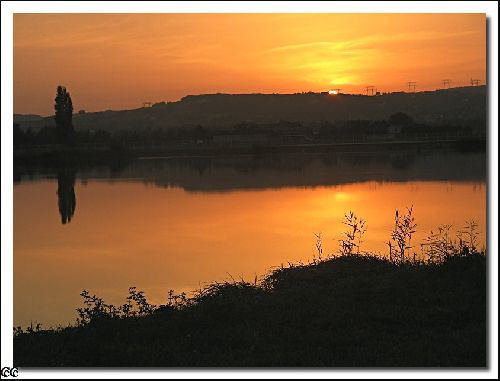 au bord du lac