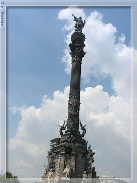 BARCELONNE - le mirador de Christophe Colomb.