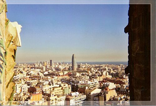 Vue sur BARCELONE (Espagne)