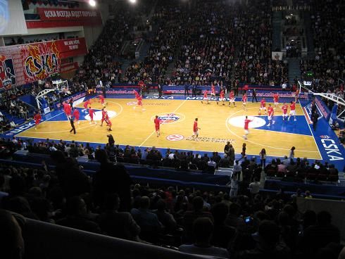 Match d'Euroligue entre le CSKA et l'Olympiakos