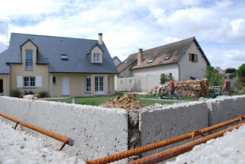 Chaînage prêt à couler