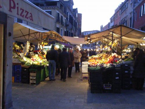 Market near the house