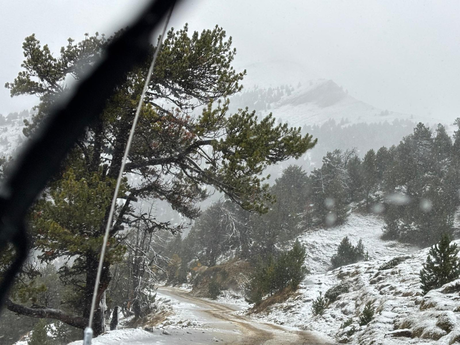 Paysage de neige.