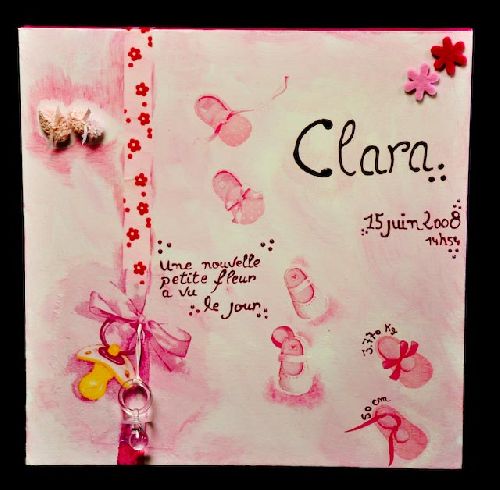 Toile de naissance - Clara