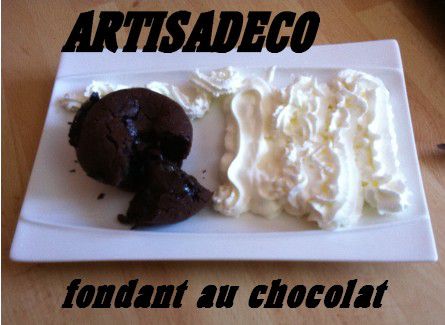 fondant au chocolat