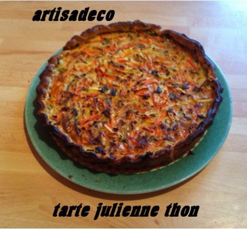 tarte julienne thon