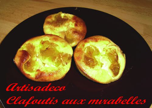 Clafoutis aux mirabelles