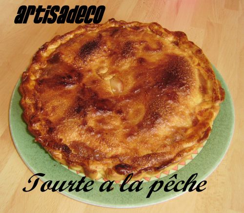 tourte a la pêche