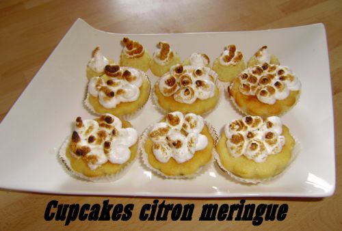 cupcake au citron meringué
