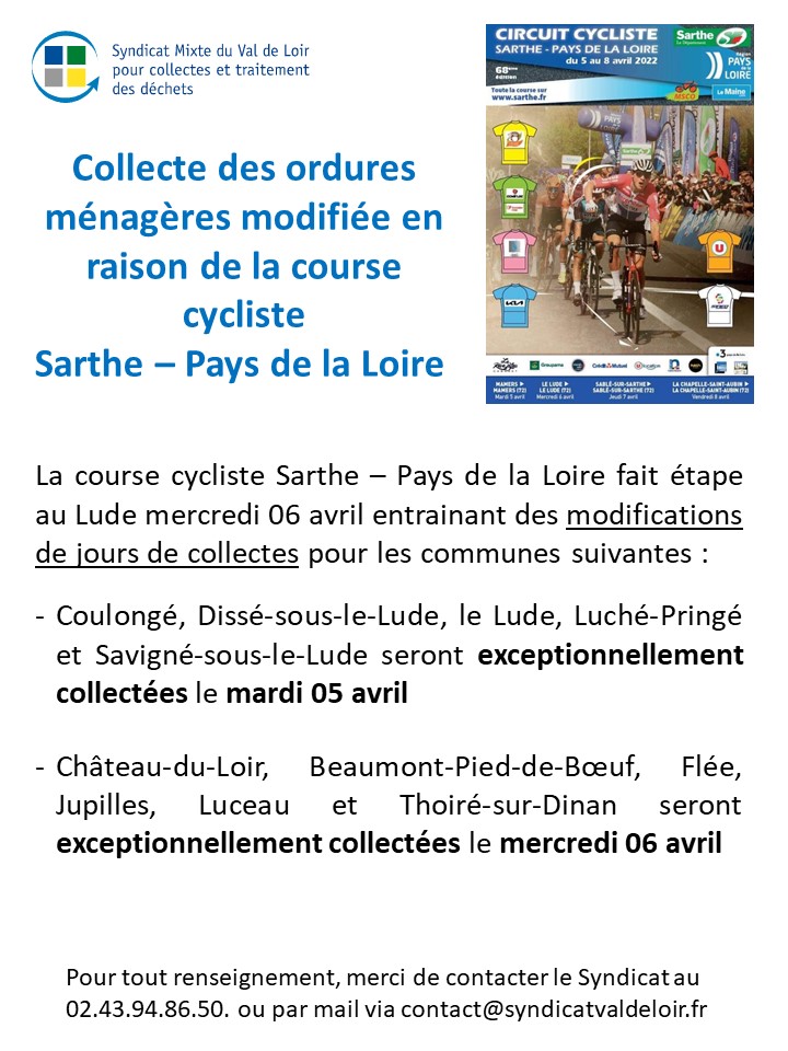 decalage collecte OM course cycliste