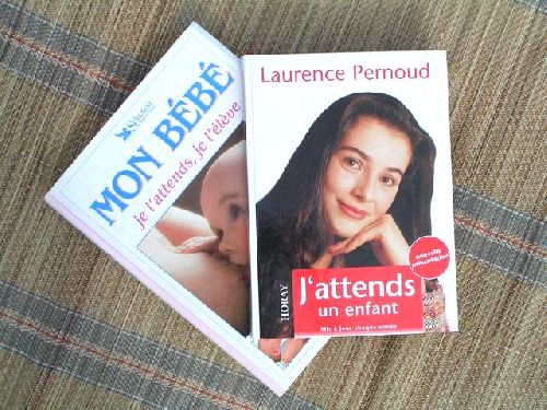2 livres pour se documenter en attendant bébé (acheté en 2002) : 6 € les 2