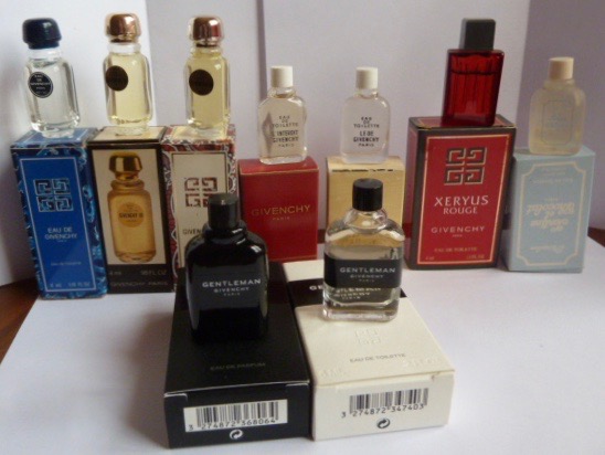 GIVENCHY DIVERSES MINIATURES ANCIENNES