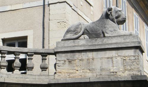 Dijon - Lion allongé - Rue Chabot-Charny