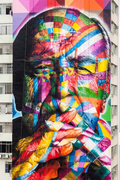 Street Art Utopia  - Kobra - São Paulo (Brésil)
