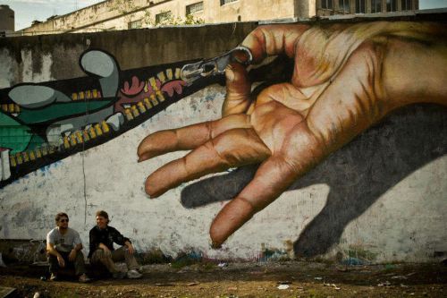 Street Art Utopia - Martin Ron Murales - Buenos-Aires (Argentine)