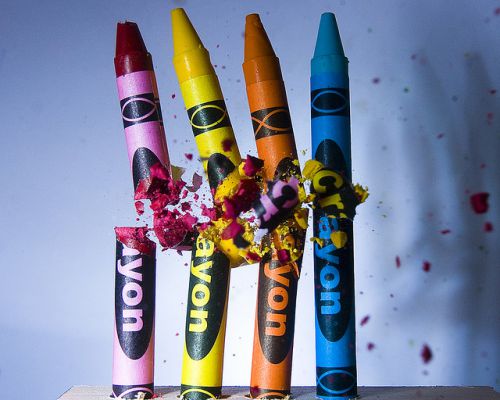 Photo explosive de pastels / Allan Sailer