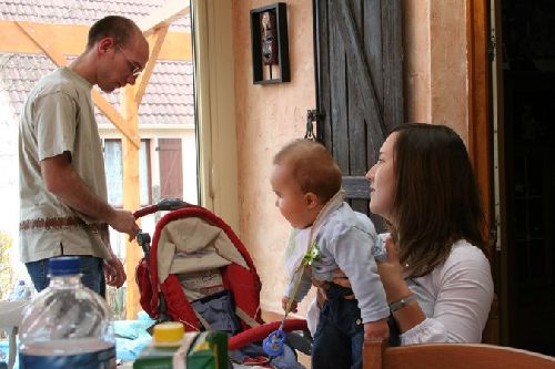 Le frère de Ludi, Nico avec Angie et leur fils Marvin