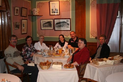 Tous au complet pour notre petit déjeuner d\'Adieu avec Daniel Gally chez Bernard Loiseau