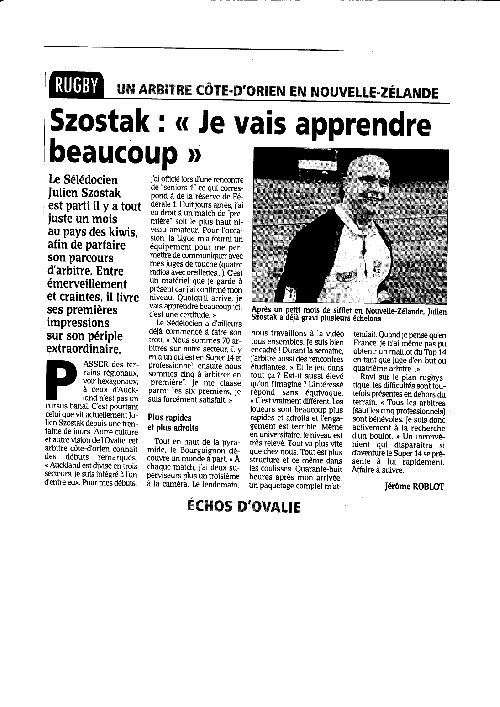 Article du Bien Public du 23 avril 2008