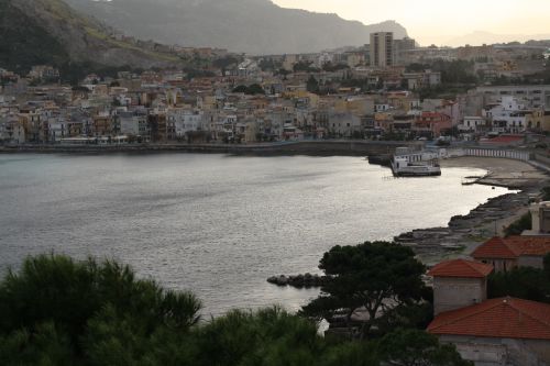 Palerme, vue de l'hôtel