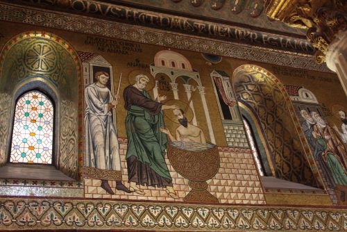 Palerme, la Chapelle Palatine dans le Palais des Normands