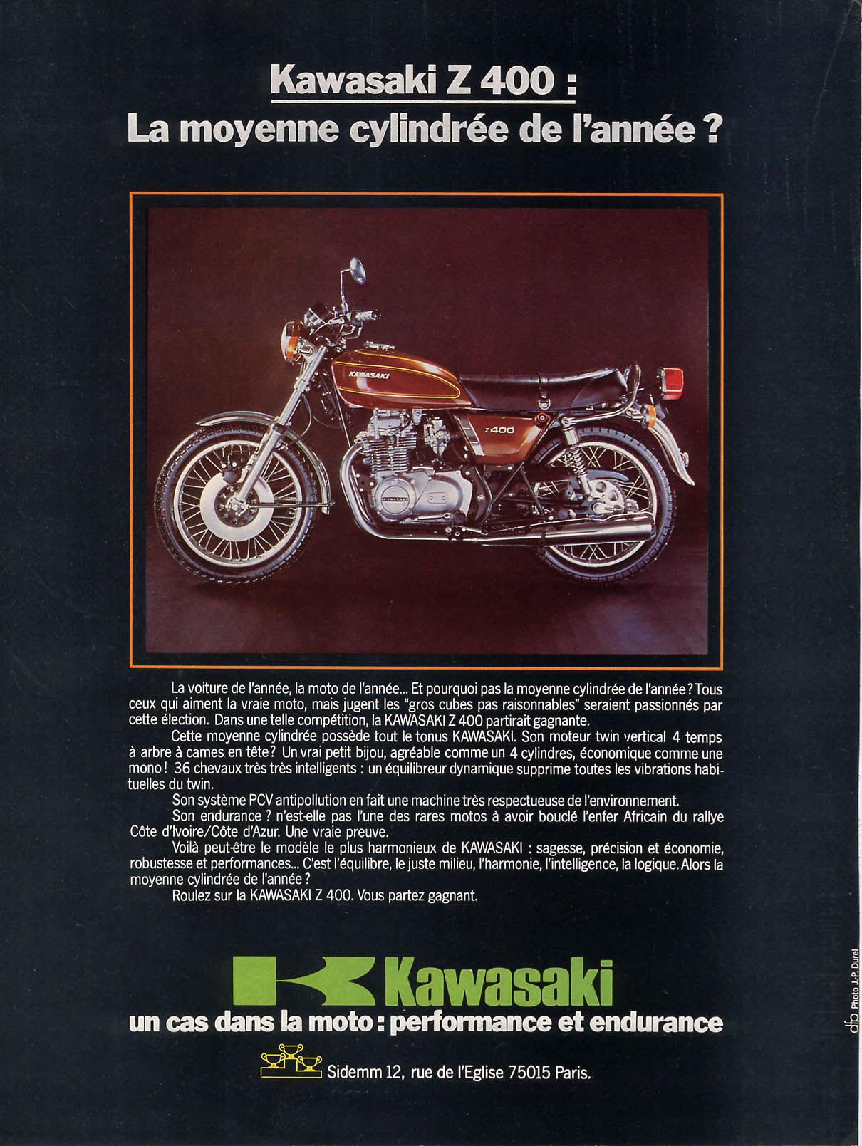 brochure kz400 marron  france 1976.JPG