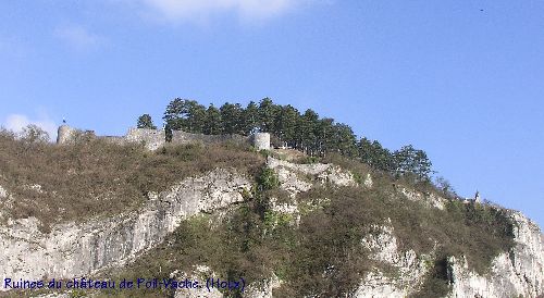 Ruines du château de Poil Vache (Houx)