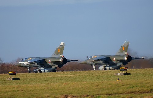 Mirage F-1 au décollage. (20 janvier)