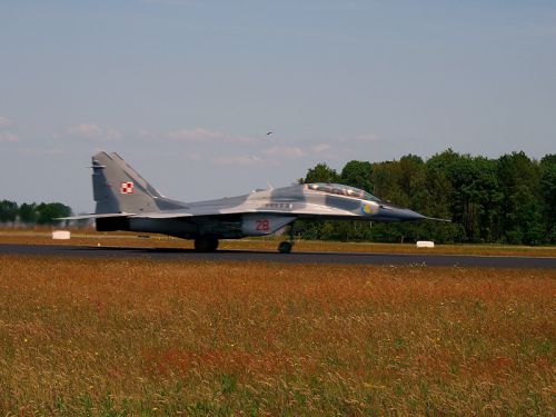 MiG - 29 Fulcrum de l'Armée de l'Air polonaise.