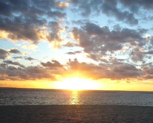 32 - Coucher de soleil sur le Canal du Mozambique