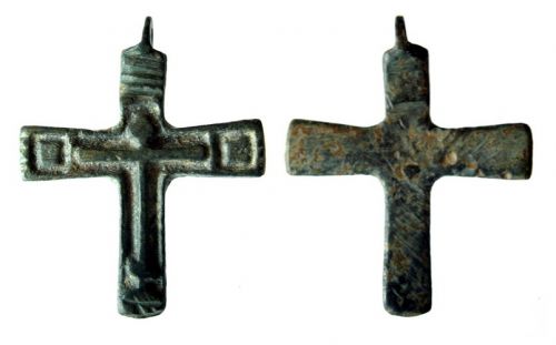 Crucifix byzantin (pendant de harnais ?)