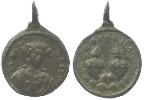 Médaille fin XVIIe ou tout début XVIIIe siècle