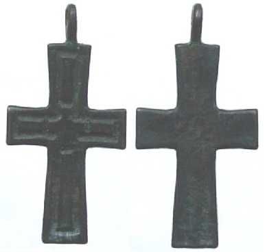Crucifix byzantin (pendant de harnais ?)