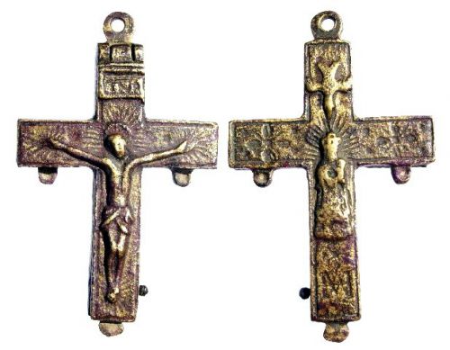 Crucifix reliquaire XVIIIe siècle