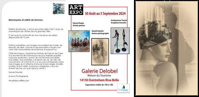 Exposition Galerie Delobel, Ouistreham Riva-Bella.