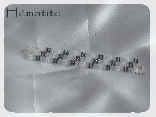 bracelet Hématite