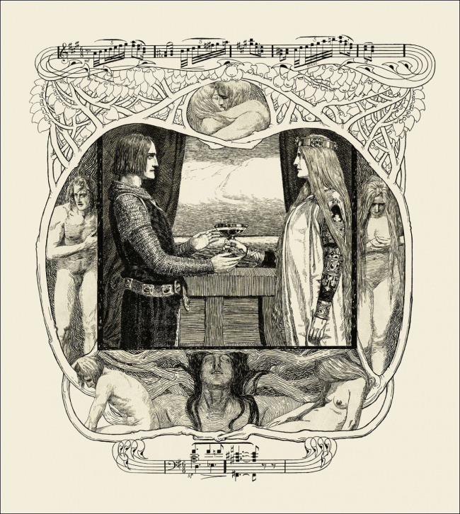Illustration pour Tristan et Isolde (le philtre)