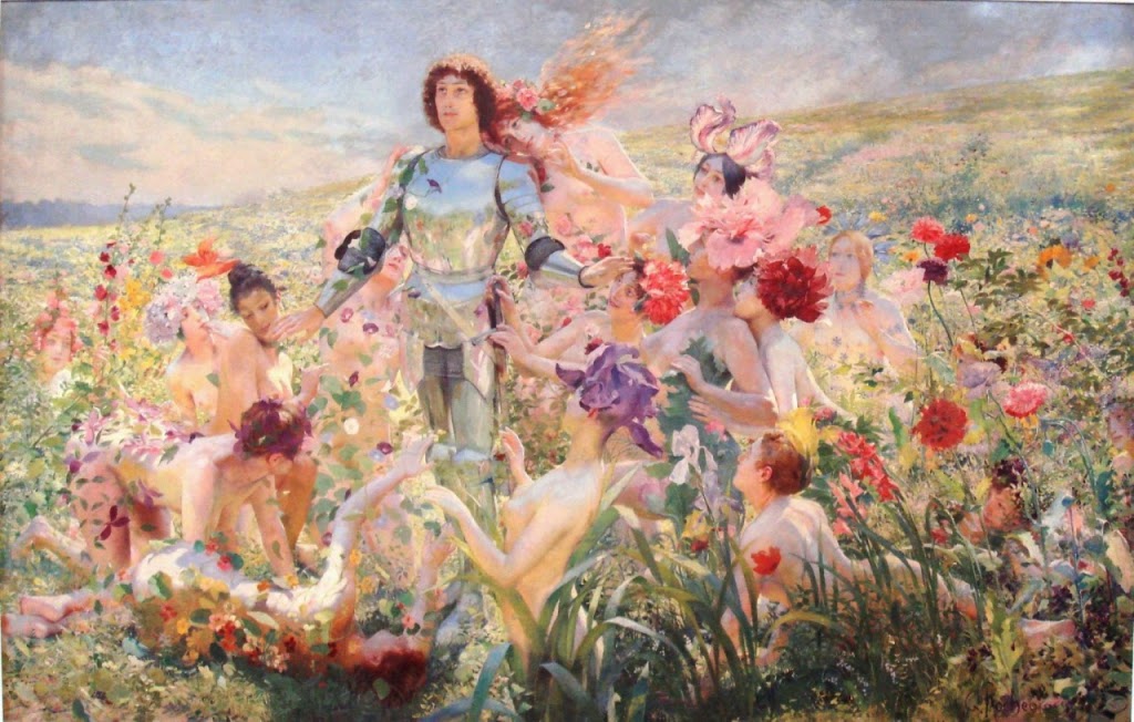 Le chevalier aux fleurs
