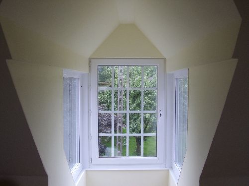 Dormer window with sidelights