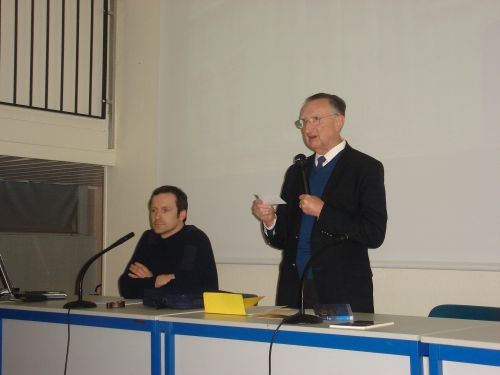 Conférence de Guillaume Mazeau du 13 mars 2010 : Le président présentant le conférencier