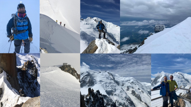 bravo Jérôme sommet du Mont-Blanc 4810 m atteint le 20 Juin 2019