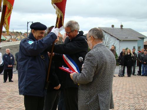 La remise de médailles.