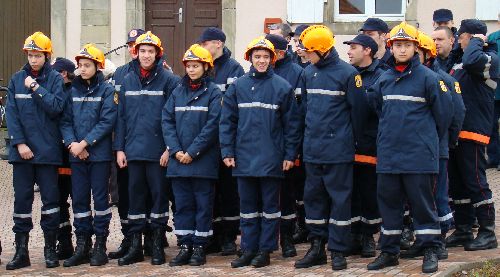 Les J.S.P. (Jeunes Sapeurs Pompiers).