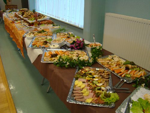 Le buffet.