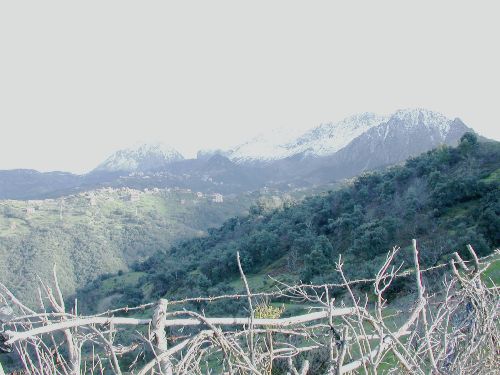 vue sur le village d'ait daoud - taghiwant n'iyataffen